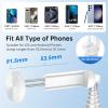 imageSYNCWIRE 55quot Selfie Stick Tripod Allinone Extendable Aluminum Phone Tripod with Rechargeable Bluetooth Remote Compatible with iPhone and More 477 inch SmartphonesWhite