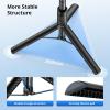 imageSYNCWIRE 55quot Selfie Stick Tripod Allinone Extendable Aluminum Phone Tripod with Rechargeable Bluetooth Remote Compatible with iPhone and More 477 inch SmartphonesBlack