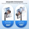 imageSYNCWIRE 55quot Selfie Stick Tripod Allinone Extendable Aluminum Phone Tripod with Rechargeable Bluetooth Remote Compatible with iPhone and More 477 inch SmartphonesBlack
