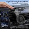 imageSYNCWIRE Fits MagSafe Car Mount for Universal Dashboard Tesla Screen Magnetic Phone Holder for Car Foldable Aluminum Alloy Arm Super Stable Car Mount for iPhone 16 Pro Max 15 14 13 12ampampAll PhonesBlack