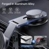 imageSYNCWIRE Fits MagSafe Car Mount for Universal Dashboard Tesla Screen Magnetic Phone Holder for Car Foldable Aluminum Alloy Arm Super Stable Car Mount for iPhone 16 Pro Max 15 14 13 12ampampAll PhonesSilver