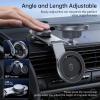 imageSYNCWIRE Fits MagSafe Car Mount for Universal Dashboard Tesla Screen Magnetic Phone Holder for Car Foldable Aluminum Alloy Arm Super Stable Car Mount for iPhone 16 Pro Max 15 14 13 12ampampAll PhonesSpace Gray