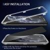 imageSYNCWIRE Privacy Screen Protector for iPhone 11 ProXSX10 Pack of 2 AntiSpy 9H Hardness Shatterproof Screen Protector 3D BubbleFree Protective Glass Privacy Screen Protectorfor iPhone 11 ProXXS58