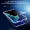 imageSYNCWIRE Privacy Screen Protector for iPhone 11 ProXSX10 Pack of 2 AntiSpy 9H Hardness Shatterproof Screen Protector 3D BubbleFree Protective Glass Privacy Screen ProtectoriPhone 1212 Pro61 Inch