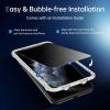 imageSYNCWIRE Privacy Screen Protector for iPhone 11 ProXSX10 Pack of 2 AntiSpy 9H Hardness Shatterproof Screen Protector 3D BubbleFree Protective Glass Privacy Screen Protectorfor iPhone 11 Pro MaxXS Max65