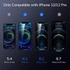 imageSYNCWIRE Screen Protector for iPhone 1212 Pro Tempered Glass Film Easy Installation Frame 9H Hardness Case friendly 9999 HD Clear Bubble Free Sensitive Touch for Apple 61quot  2 PackiPhone 12  iPhone 12pro