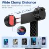 imageSYNCWIRE Tripod Phone Mount Universal Smartphone Mount Adapter with 2 Cold Shoe and 14quot Screw 360 Rotates and 180 Tilts Adjustable Cell Phone Clamp Holder for Enhancing Mobile Photography Setup