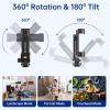 imageSYNCWIRE Tripod Phone Mount Universal Smartphone Mount Adapter with 2 Cold Shoe and 14quot Screw 360 Rotates and 180 Tilts Adjustable Cell Phone Clamp Holder for Enhancing Mobile Photography Setup
