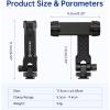 imageSYNCWIRE Tripod Phone Mount Universal Smartphone Mount Adapter with 2 Cold Shoe and 14quot Screw 360 Rotates and 180 Tilts Adjustable Cell Phone Clamp Holder for Enhancing Mobile Photography Setup