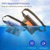 imageSYNCWIRE Waterproof Pouch Bag with Adjustable Waist Strap 2 Pack  IP68 Waterproof Waist Bag Screen Touchable Dry Bag with Adjustable Belt for Beach Swimming Boating Fishing Hiking etcBlue and black