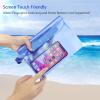 imageSYNCWIRE Waterproof Pouch Bag with Adjustable Waist Strap 2 Pack  IP68 Waterproof Waist Bag Screen Touchable Dry Bag with Adjustable Belt for Beach Swimming Boating Fishing Hiking etcBlue and black