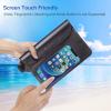 imageSYNCWIRE Waterproof Pouch Bag with Adjustable Waist Strap 2 Pack  IP68 Waterproof Waist Bag Screen Touchable Dry Bag with Adjustable Belt for Beach Swimming Boating Fishing Hiking etcBlackWhite