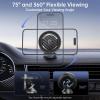 imageSYNCWIRE for MagSafe Car Mount  Kevlar Material Magnetic Phone Holder for Car Dash360 Rotation Strong Magnets Car Phone Holder Compatible iPhone 16 Pro Max 15 14 13Android MagSafe Car AccessoriesCarbon Fiber