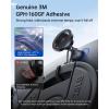 imageSYNCWIRE for MagSafe Car Mount  Kevlar Material Magnetic Phone Holder for Car Dash360 Rotation Strong Magnets Car Phone Holder Compatible iPhone 16 Pro Max 15 14 13Android MagSafe Car AccessoriesSpace Gray