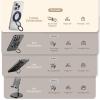 imageSYNCWIRE for MagSafe Ring Holder Magnetic Phone Ring Holder Magnet Cell Phone Grip Finger Ring Kickstand Compatible with iPhone 16 15 14 13 12 Pro Max fits MagSafe AccessoriesBlue Titanium