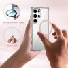 imageSYNCWIRE for MagSafe Sticker 3 Pack Compatible with MagSafe Ring Metal Ring Support Wireless Charging Magnetic Ring for Phone Case Universal for iPhone Galaxy All Standard Cases2 Pink1 White