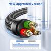 imageSyncwire 35mm Nylon Braided Aux Cable 33ft1mHiFi Sound Audio Auxiliary Input Adapter Male to Male Cord for Headphones Car Home Stereos Speaker iPhone iPad iPod Echo ampamp More  BlackBlack
