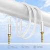 imageSyncwire 35mm Nylon Braided Aux Cable 33ft1mHiFi Sound Audio Auxiliary Input Adapter Male to Male Cord for Headphones Car Home Stereos Speaker iPhone iPad iPod Echo ampamp More  BlackSilver