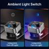 imageSyncwire Bluetooth 54 FM Transmitter Car Adapter 54W PD 36W ampamp 18W Stronger Dual Mics Light Switch HiFi Bass Sound Fast Charging Wireless Radio Receiver HandsFree Calling LED DisplaySilver