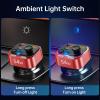 imageSyncwire Bluetooth 54 FM Transmitter Car Adapter 54W PD 36W ampamp 18W Stronger Dual Mics Light Switch HiFi Bass Sound Fast Charging Wireless Radio Receiver HandsFree Calling LED DisplayRed