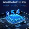 imageSyncwire Bluetooth 54 FM Transmitter Car Adapter 54W PD 36W ampamp 18W Stronger Dual Mics Light Switch HiFi Bass Sound Fast Charging Wireless Radio Receiver HandsFree Calling LED DisplayBlue