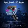 imageSyncwire Bluetooth 54 FM Transmitter Car Adapter 54W PD 36W ampamp 18W Stronger Dual Mics Light Switch HiFi Bass Sound Fast Charging Wireless Radio Receiver HandsFree Calling LED DisplayBlue