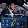 imageSyncwire Bluetooth 54 FM Transmitter for Car 38W PDampampQC30 Dual USB Charging Bluetooth Car Adapter Microphone ampamp Bass Sound MP3 Music Player FM Kit with HandsFree CallingBlack