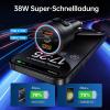 imageSyncwire Bluetooth 54 FM Transmitter for Car 38W PDampampQC30 Dual USB Charging Bluetooth Car Adapter Microphone ampamp Bass Sound MP3 Music Player FM Kit with HandsFree CallingBlack