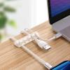 imageSyncwire Cable Clips 5 Pack Gray Cord Organizer Cable Management Self Adhesive Cable Holder for Organizing Cable Cords Ideal for Home Office Cubicle Car Nightstand Desk AccessoriesClear