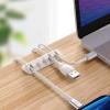 imageSyncwire Cable Clips 5 Pack Gray Cord Organizer Cable Management Self Adhesive Cable Holder for Organizing Cable Cords Ideal for Home Office Cubicle Car Nightstand Desk AccessoriesWhite