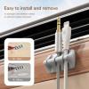 imageSyncwire Cable Clips 5 Pack Gray Cord Organizer Cable Management Self Adhesive Cable Holder for Organizing Cable Cords Ideal for Home Office Cubicle Car Nightstand Desk AccessoriesGray