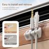 imageSyncwire Cable Clips 5 Pack Gray Cord Organizer Cable Management Self Adhesive Cable Holder for Organizing Cable Cords Ideal for Home Office Cubicle Car Nightstand Desk AccessoriesWhite