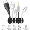 imageSyncwire Cable Clips 5 Pack Gray Cord Organizer Cable Management Self Adhesive Cable Holder for Organizing Cable Cords Ideal for Home Office Cubicle Car Nightstand Desk AccessoriesBlack