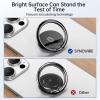 imageSyncwire Cell Phone Ring Holder Stand 360 Degree Rotation Finger Ring Kickstand Polished Metal Phone Grip for Magnetic Car Mount Compatible iPhone 15 14 13 12 11 SamsungPixelSmartphone AccessoriesBlack