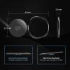 imageSyncwire Cell Phone Ring Holder Stand 360 Degree Rotation Finger Ring Kickstand Polished Metal Phone Grip for Magnetic Car Mount Compatible iPhone 15 14 13 12 11 SamsungPixelSmartphone AccessoriesBlack