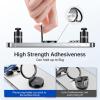 imageSyncwire Cell Phone Ring Holder Stand 360 Degree Rotation Finger Ring Kickstand Polished Metal Phone Grip for Magnetic Car Mount Compatible iPhone 15 14 13 12 11 SamsungPixelSmartphone AccessoriesBlack