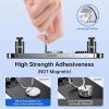 imageSyncwire Cell Phone Ring Holder Stand 360 Degree Rotation Universal Finger Ring Kickstand with Polished Metal Phone Grip for Magnetic Car Mount Compatible with iPhone Samsung LG Sony  GraySilver