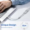 imageSyncwire Headphone Splitter NylonBraided Extension Cable Audio Stereo Y Splitter HiFi Sound 35mm Male To 2 Ports 35mm Female Headset Splitter for Phone PS4 Switch Tablets ampamp MoreSilver