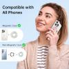 imageSyncwire Magnetic Phone Grip for MagSafe Magnetic Sparkle Phone Ring Holder Rotatable Kickstand Cell Phone Stand Removable MagSafe Accessories for iPhone 15 Pro Max 14 13 12Android Rose GoldPearly Luster