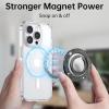 imageSyncwire Magnetic Phone Grip for MagSafe Magnetic Sparkle Phone Ring Holder Rotatable Kickstand Cell Phone Stand Removable MagSafe Accessories for iPhone 15 Pro Max 14 13 12Android Rose GoldBlack Diamond