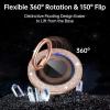 imageSyncwire Magnetic Phone Grip for MagSafe Magnetic Sparkle Phone Ring Holder Rotatable Kickstand Cell Phone Stand Removable MagSafe Accessories for iPhone 15 Pro Max 14 13 12Android Rose GoldRose Gold