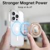 imageSyncwire Magnetic Phone Grip for MagSafe Magnetic Sparkle Phone Ring Holder Rotatable Kickstand Cell Phone Stand Removable MagSafe Accessories for iPhone 15 Pro Max 14 13 12Android Rose GoldRose Gold