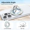 imageSyncwire Magnetic Phone Grip for MagSafe Magnetic Sparkle Phone Ring Holder Rotatable Kickstand Cell Phone Stand Removable MagSafe Accessories for iPhone 15 Pro Max 14 13 12Android Rose GoldPearly Luster
