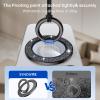 imageSyncwire Magnetic Phone Grip for MagSafe Magnetic Sparkle Phone Ring Holder Rotatable Kickstand Cell Phone Stand Removable MagSafe Accessories for iPhone 15 Pro Max 14 13 12Android Rose GoldBlack Diamond