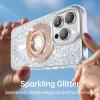 imageSyncwire Magnetic Phone Grip for MagSafe Magnetic Sparkle Phone Ring Holder Rotatable Kickstand Cell Phone Stand Removable MagSafe Accessories for iPhone 15 Pro Max 14 13 12Android Rose GoldRose Gold