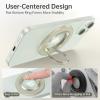 imageSyncwire Magnetic Phone Ring Holder for MagSafe Cell Phone Grip Stand Finger Ring Kickstand With TwoSided Magnetic Compatible iPhone 16 Pro Max 15 14 13 12 Android GreenYellow