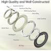 imageSyncwire Magnetic Phone Ring Holder for MagSafe Cell Phone Grip Stand Finger Ring Kickstand With TwoSided Magnetic Compatible iPhone 16 Pro Max 15 14 13 12 Android GreenYellow