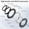 imageSyncwire Magnetic Phone Ring Holder for MagSafe Cell Phone Grip Stand Finger Ring Kickstand With TwoSided Magnetic Compatible iPhone 16 Pro Max 15 14 13 12 Android GreenTitanium