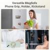 imageSyncwire Magnetic Phone Ring Holder for MagSafe Cell Phone Grip Stand Finger Ring Kickstand With TwoSided Magnetic Compatible iPhone 16 Pro Max 15 14 13 12 Android GreenYellow