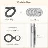 imageSyncwire Magnetic Phone Ring Holder for MagSafe UltraThin Cell Phone Grip Holder Magnet Ring Stand Compatible with iPhone 16 15 14 13 12 11 seriesBlackBlack